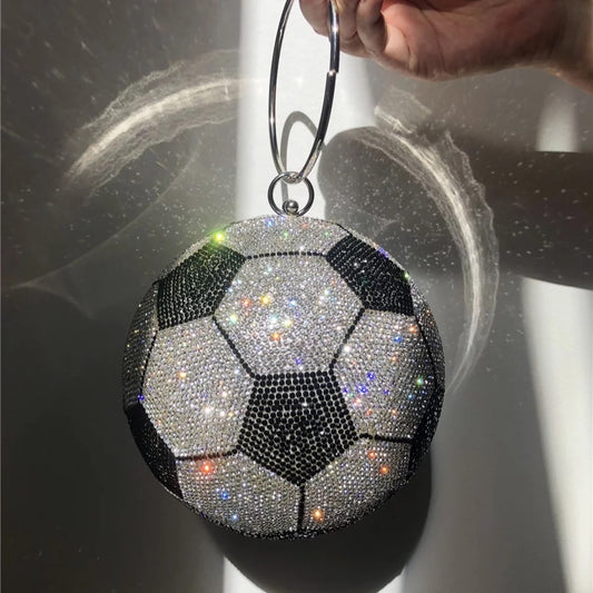 Rhinestone soccer purse - Miracle Shoetique