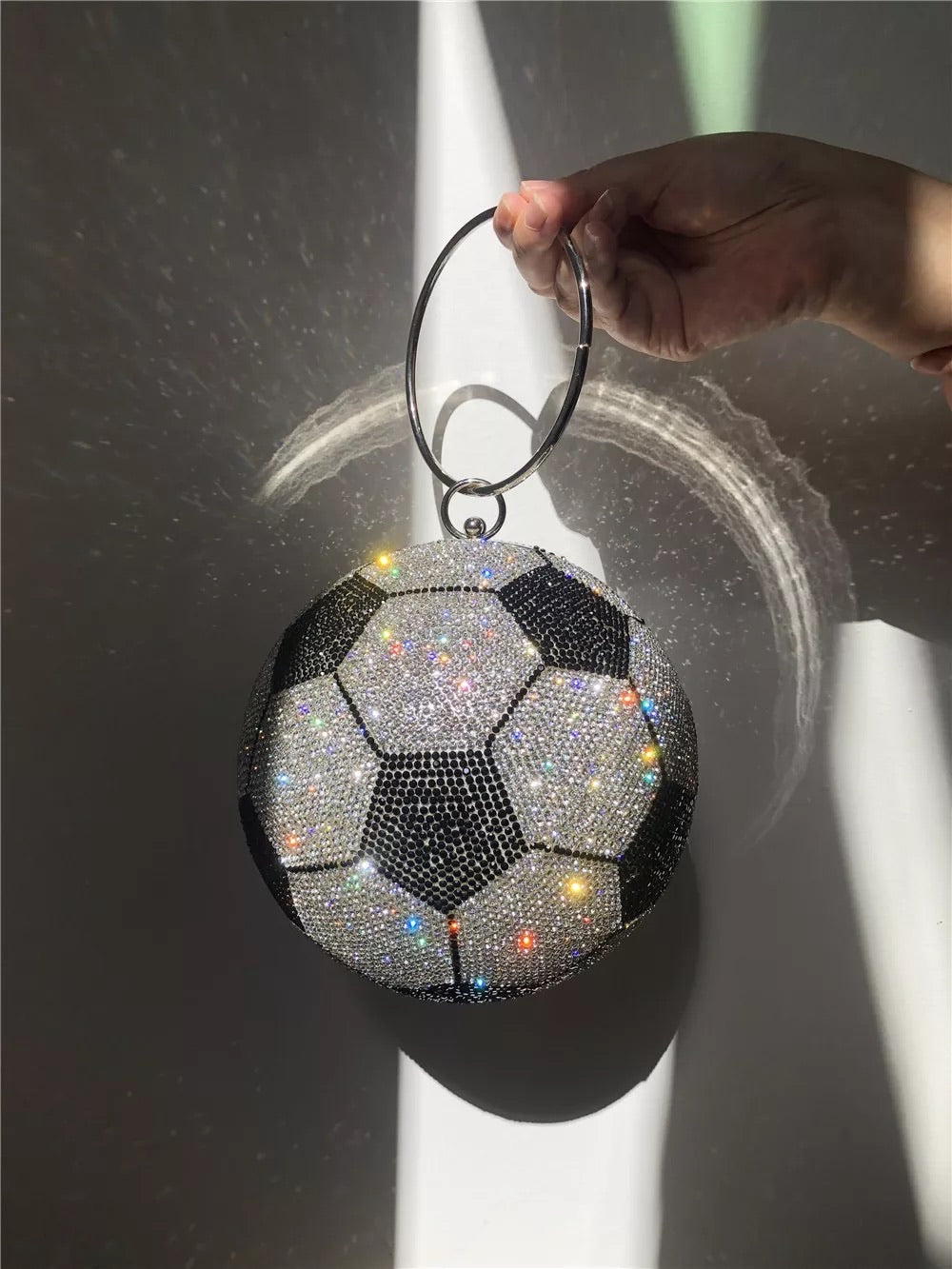 Rhinestone soccer purse - Miracle Shoetique