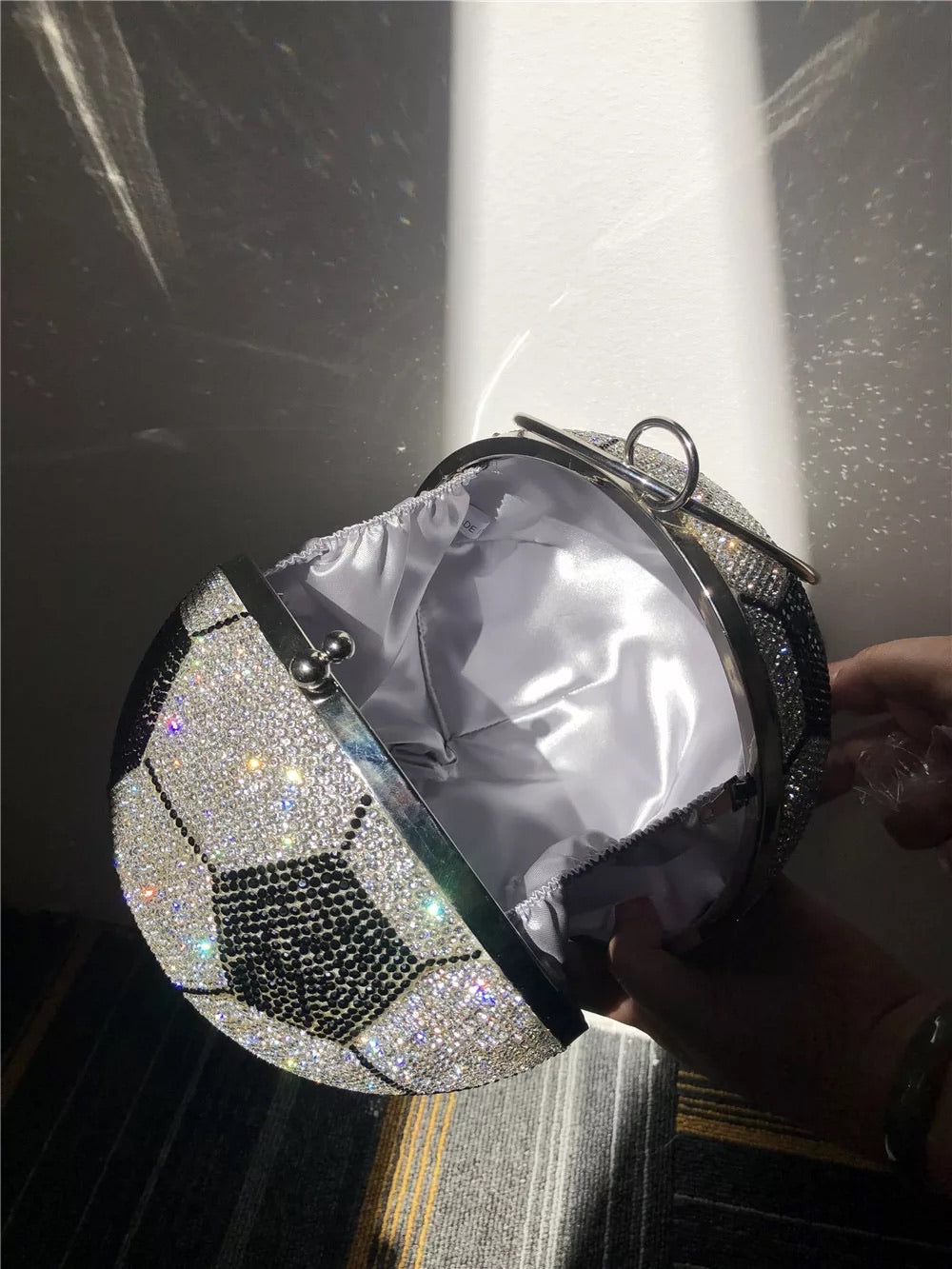 Rhinestone soccer purse - Miracle Shoetique