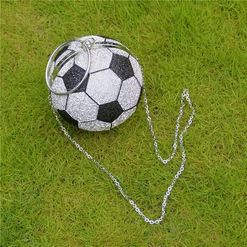 Rhinestone soccer purse - Miracle Shoetique